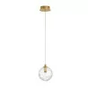 LUCES CABRAL LE42906 gold pendant lamp small ball 12cm glass