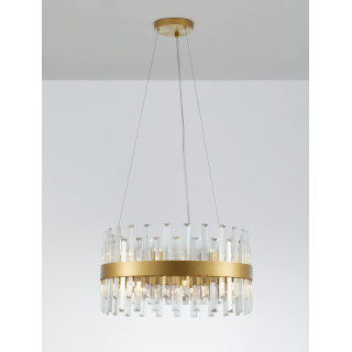 LUCES CHOLULA LE42907/8 złota lampa wisząca