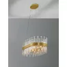 LUCES CHOLULA LE42909 złota lampa wisząca 80cm