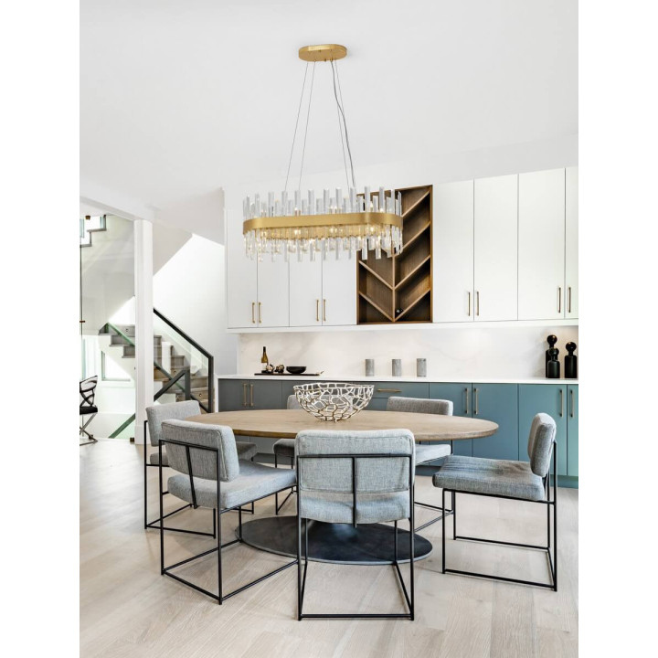 LUCES CHOLULA LE42909 złota lampa wisząca 80cm