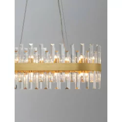 LUCES CHOLULA LE42909 złota lampa wisząca 80cm