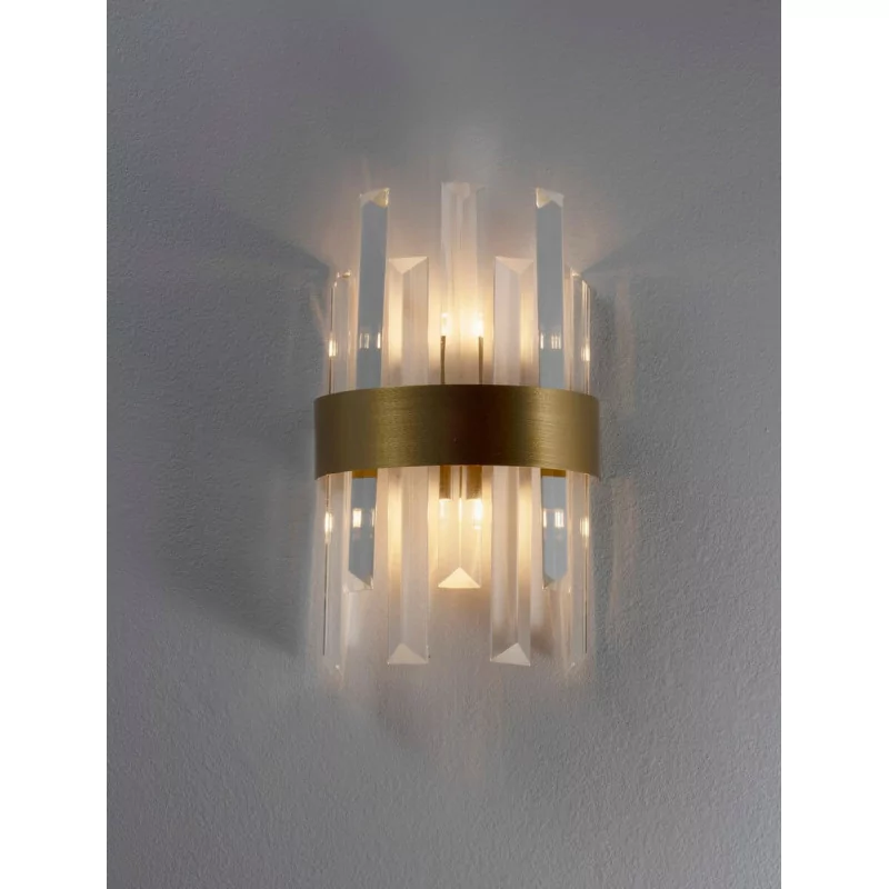 LUCES CHOLULA LE42910 wall LED lamp gold wuth crystals