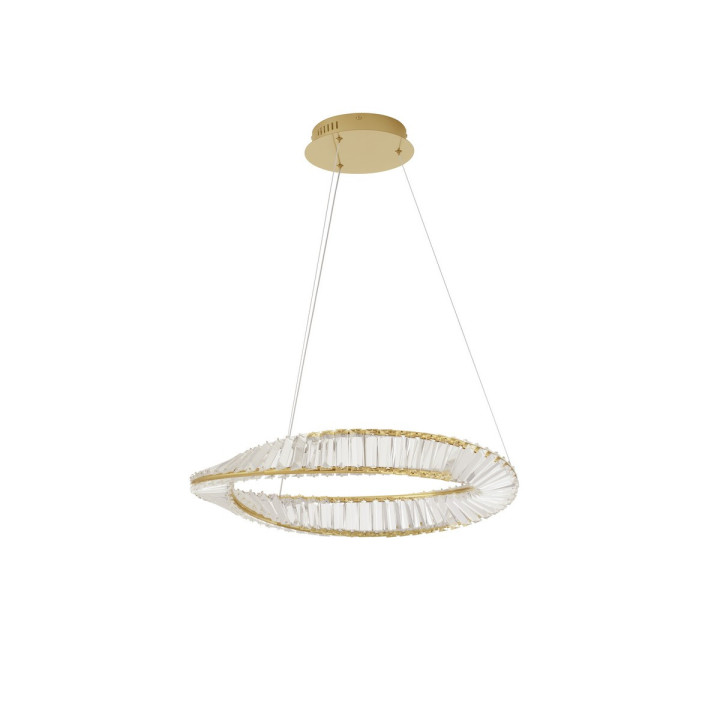 LUCES BAUTA LE42912/13 złota lampa wisząca 60cm, 80cm