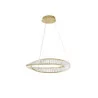 LUCES BAUTA LE42912/13 gold LED pendant lamp with crystals 60cm, 80cm