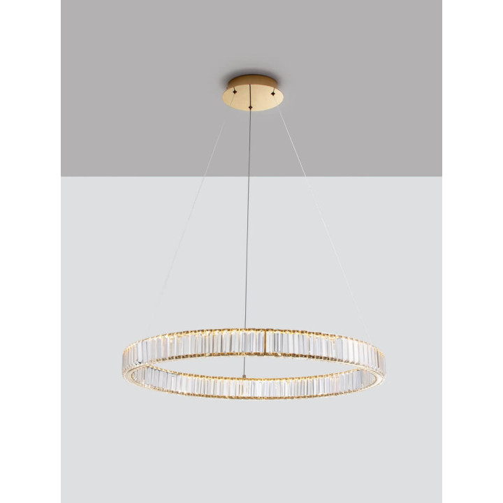 LUCES BAUTA LE42915/6, LE42674/5 wisząca LED złota, srebrna