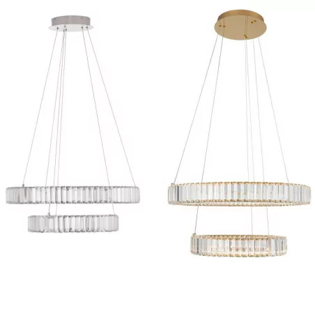 LUCES BAUTA LE42917, LE42671 double LED hanging lamp gold, silver