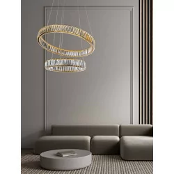 LUCES BAUTA LE42917, LE42671 double LED hanging lamp gold, silver