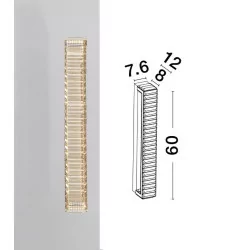 LUCES BAUTA LE42920, LE42673 kinkiet LED złoty, srebrny