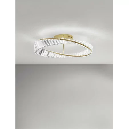 LUCES BAUTA LE42911 plafon LED 36W złoty 60cm