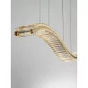 LUCES BAUTA LE42921, LE42677 pendant LED lamp 100cm gold, silver