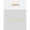 LUCES BAUTA LE42921, LE42677 pendant LED lamp 100cm gold, silver