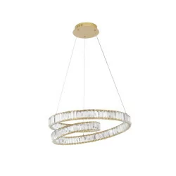 LUCES BAUTA LE42917, LE42671 double LED hanging lamp gold, silver