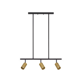 LUCES CAYES LE42926 modern hanging lamp black and gold 3xGU10