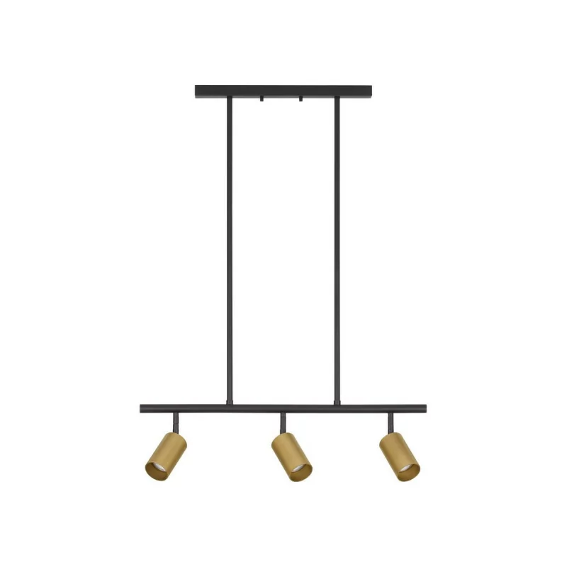 LUCES CAYES LE42926 modern hanging lamp black and gold 3xGU10