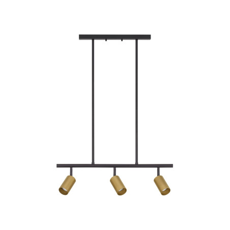 LUCES CAYES LE42926 modern hanging lamp black and gold 3xGU10