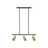 LUCES CAYES LE42926 modern hanging lamp black and gold 3xGU10