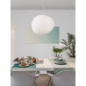 LUCES LLODIO LE42937/8 hanging lamp white glass 1xE27