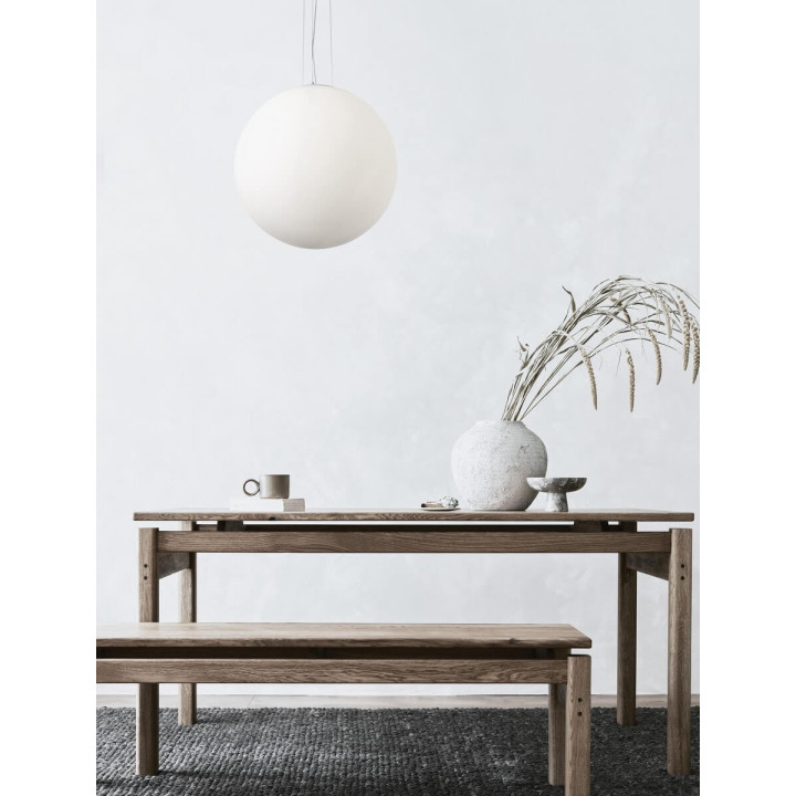 LUCES LLORET LE42085/7/8 pendant lamp white ball 30, 40, 50cm