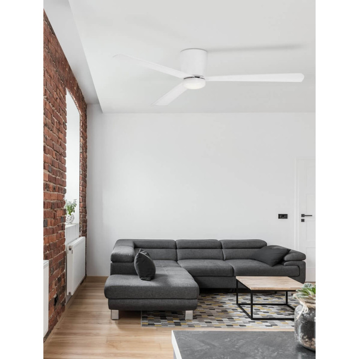 LUCES TAMPICO LE42955/6/7 ceiling fan white, black, wood LED 18W