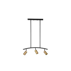 LUCES CAYES LE42617 modern pendant lamp black-gold 3xGU10