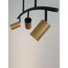 LUCES CAYES LE42617 modern pendant lamp black-gold 3xGU10