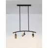 LUCES CAYES LE42617 modern pendant lamp black-gold 3xGU10