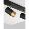 LUCES CAYES LE42614 lamp ceiling 3xGU10 black-gold