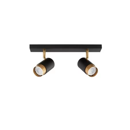 LUCES CAYES LE42613 LED lamp 2xGU10 black and gold