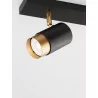 LUCES CAYES LE42613 LED lamp 2xGU10 black and gold