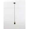 LUCES CAYES LE42620, LE42619 hanging lamp tube black-gold