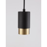 LUCES CAYES LE42621/2 hanging LED GU10 tube black and gold