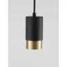 LUCES CAYES LE42621/2 hanging LED GU10 tube black and gold