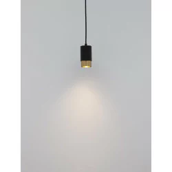 LUCES CAYES LE42621/2 hanging LED GU10 tube black and gold