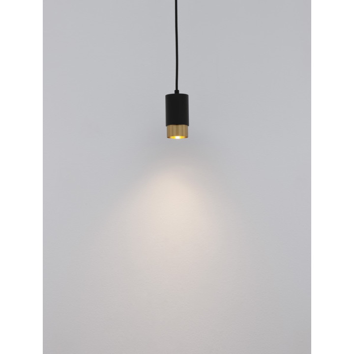 LUCES CAYES LE42621/2 hanging LED GU10 tube black and gold