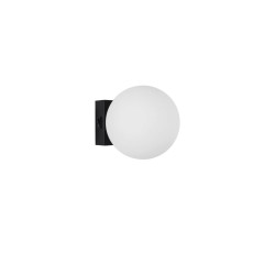 LUCES UBEDA LE42966 black LED wall lamp 6W white ball with switch
