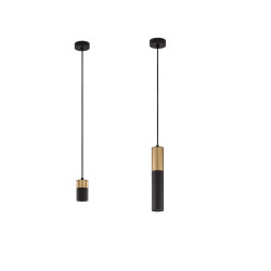 LUCES CAYES LE42620, LE42619 hanging lamp tube black-gold