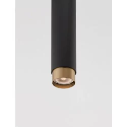 LUCES CAYES LE42621/2 hanging LED GU10 tube black and gold