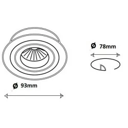 BPM CATLI 3010.01.RF.WH/BK 12V, 230V biała, czarna