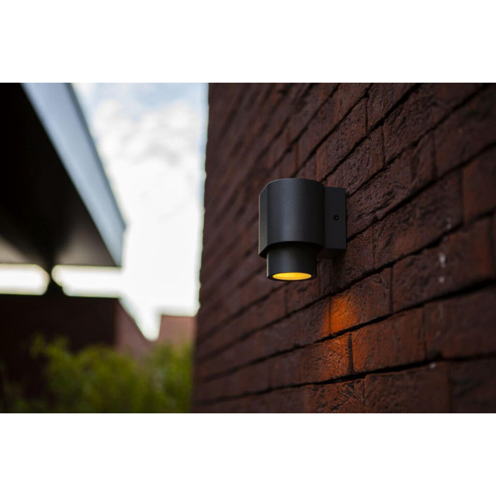 LUTEC CYPRES move outdoor wall lamp dark grey 1xGU10 IP44