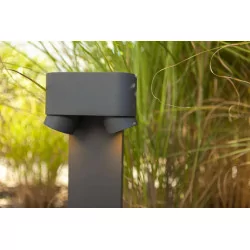 LUTEC CYPRES garden lamp 2xGU10 dark grey