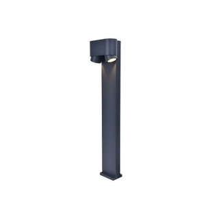 LUTEC CYPRES bollard garden lamp 2xGU10 dark grey