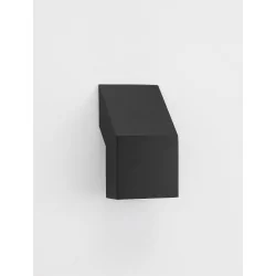 LUCES MONCLOVA LE71471 black, modern wall outdoor lamp LED 6W