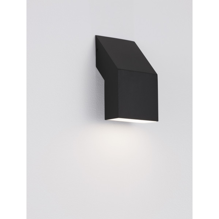 LUCES MONCLOVA LE71471 nowoczesny czarny kinkiet zewnętrzny LED IP65