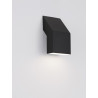 LUCES MONCLOVA LE71471 black, modern wall outdoor lamp LED 6W