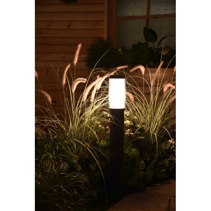 LUTEC HEROS outdoor garden pole 70cm IP44 dark grey