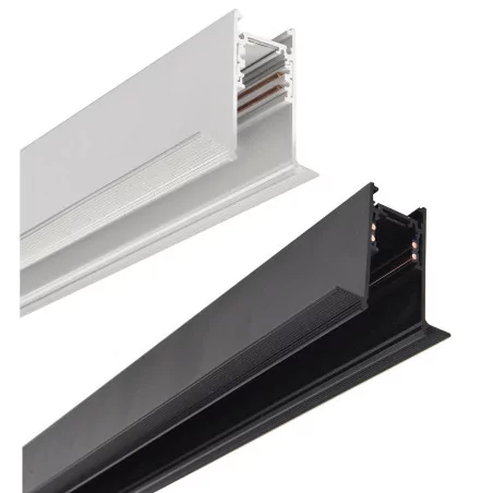 OXYLED MULTILINE trimless recessed magnetic track white, black