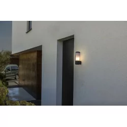 LUTEC HEROS Outdoor wall lamp with motion sensor