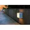 LUTEC GRIDY white outdoor LED wall lamp