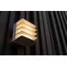 LUTEC GRIDY white outdoor LED wall lamp