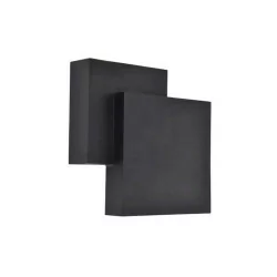 LUTEC RIALTO outdoor wall lamp LED black top/bottom